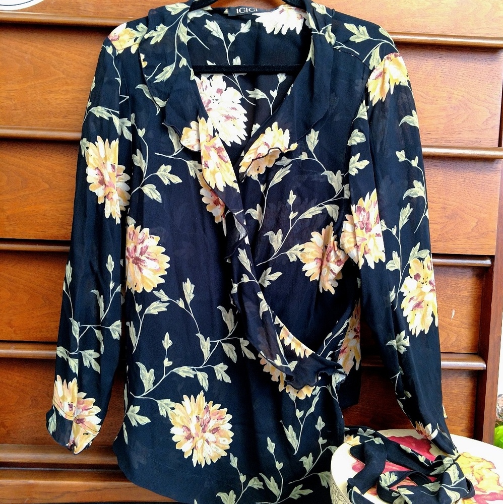 Igigi Wrap Blouse